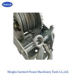 Marine Power Coating Manual Hand Winch With Cable 1600LB / 727kg Capacity