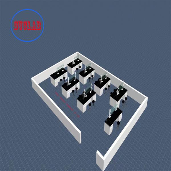 Customizable Chemistry Lab Bench Manufacturers With DTC Hinge Silent Rail And