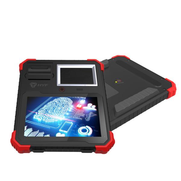800*1280 IPS Biometric Fingerprint Terminal Industrial Grade Tablet For Observer