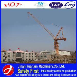 Wholesale Yuanxin High performance QTD125 Yuanxin luffing jib tower crane for India from china suppliers
