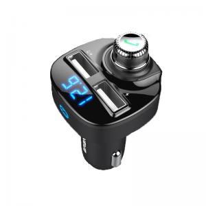 China Bluetooth Car FM Transmitter Audio Adapter Receiver Wireless Hands Free Car Kit on sale