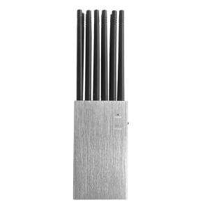 Wholesale Portable Shield Cell Phone 2G 3G 4G 5G Jammer 12 Channel Signal Jammer GPS VHF UHF GSM WiFi Signal Blocker from china suppliers