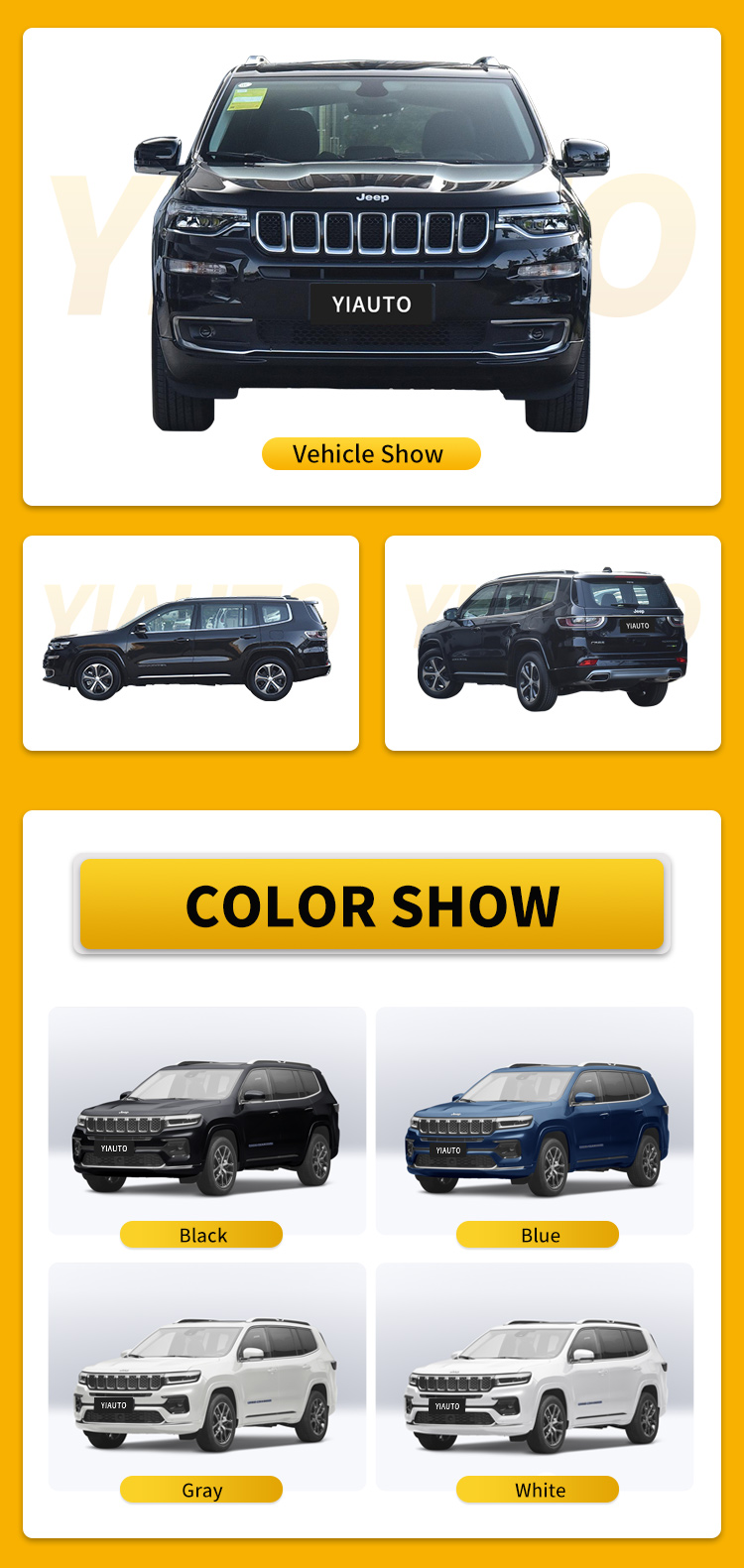2023 High Speed Energy Vehicles Electric Car Adult Car Ternary Lithium Electricity Second Hand Cars for JEEP Commander