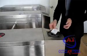 Wholesale Flexible Fast Pass Speed For RFID Card / wristband Control Sytem With Automatic Barrier Turnstile from china suppliers