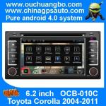 Ouchuangbo Auto GPS Navigation Android 4.0 for Toyota Corolla 2004-2011 S150 DVD