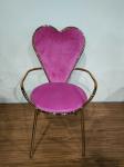 Modern Simple 89cm 40cm Wrought Iron Dining Chair