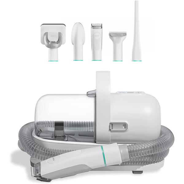 Pet Vacuum Cleaner Electric Hair Clipper Fur Cleaning Brush Kit for Dog and Cat