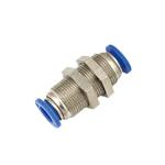 PMM Straight Equal Socket Hexagon Nuts Adjust Stroke Gray Colour Tube Fitting