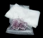 3mil Embossed Food Vacuum Zipper Bags Nylon Vacuum Pouches