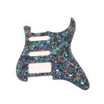 3 Ply SSH Guitar Pickguard Cream Pearl Humbucker Scratch Plate For ST Electric