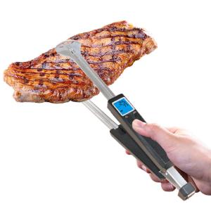 Wholesale 43cm*6cm*6cm BBQ Stainless Steel Food Tong With Thermometer from china suppliers