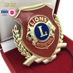 Custom Business Lapel Pins Gift , Personalised Zinc Alloy Lions Club Badge