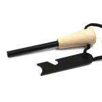 0.050kg Outdoor Emergency Fire Starter Flint Steel Striker Ferro Rod with Wood