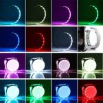 360 Degree RGB Decorate RingLED Car Ambient Lights Devil Eyes Car Lights