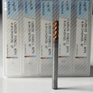 Wholesale Univeral 4 Flutes Flat End Mills 2mm For Cutting Low-Carbon Alloy Steel Φ2x6x4Dx50mm from china suppliers