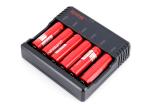 Multi Type Plug 3.7 V Li Ion Battery Charger 1 Cell To 6 Cells Universal Input