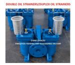 2"-DN50 Duplex Oil Strainer Model AS16050 Cb/T425 Body Cast Iron Filter