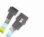 Silver Plated Copper 12Gbps 1.0 Meter SFF 8643 SAS Cord