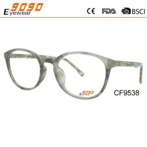 Wholesale Oval  2018 CP injection optical spectacle frame,pattern on the temple and frame from china suppliers