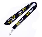 Polyester Double Bulldog Clip Lanyards Promotional Customised Lanyard Card