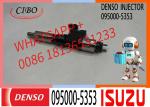 6pcs Denso Fuel Injector 095000-5353 8-97601156-4 Compatible With Isuzu Diesel