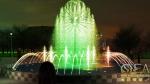 Colorful Dandelion Fountain With LED Waterproof Lights