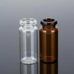 10ml Medical Glass Vial 13mm 18mm Molded Glass Vials With Aluminum Plastic Cap
