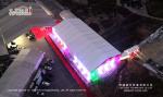 White Aluminum and PVC Luxury Celebrating Tent with Solid Sidewalls for 500