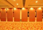 Durable Acoustic Partition Wall PU Leather Surface Finish For Upscale Restaurant