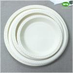 Biodegradable Corn Starch Plastic Plate 6 Inch,Easy Green Bioplastic Plate 7inch