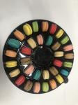 1mm PET One Dozen Macaron Gift Boxes Clamshell Plastic Cookie Tray Packaging