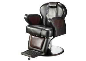 Wholesale WT-6924 Brown Vintage Barber Shop Chairs Reclining Backrest With Tilted Footrest from china suppliers