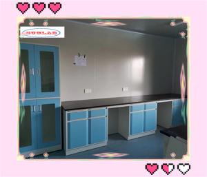 Wholesale Multi Functional Chemistry Lab Bench Modular Lab Furnitures With Safeguard Cover from china suppliers