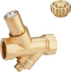 1109 Magnetic Lockable Brass Valve Multi-turn Metal to Metal Type Female x