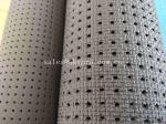 3mm Black Punched Perforated Neoprene Fabric With Different Size Holes / High