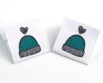Plain Dyed Custom Printed Clothing Labels Ｗhite Soft Cotton Label for Baby