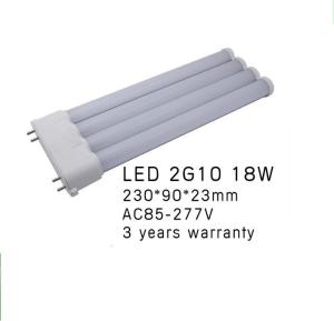 Wholesale high power 18W 2G10 led light 1800LM 2G10 led lamp with 2835 led AC85-265V Three-year warranty from china suppliers