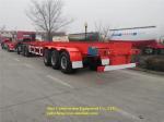 20ft / 40ft Semi Truck Flatbed Trailer Loading 45t Skeleton Semi Trailer