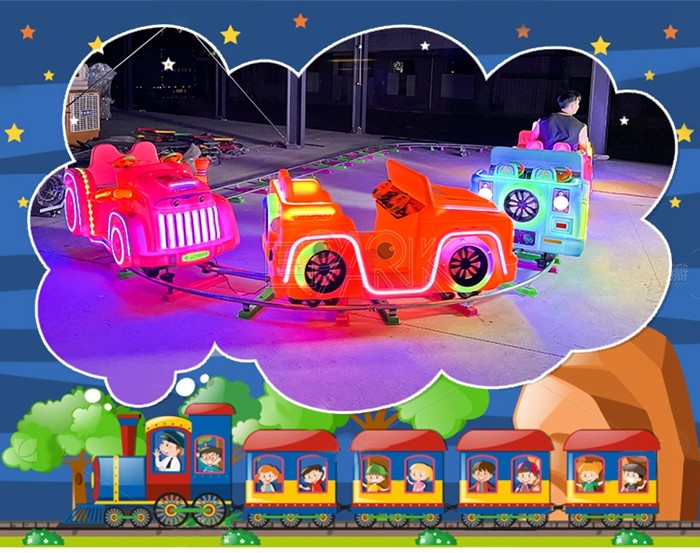 10 Players Kiddy Ride Machine Electric Train With Track