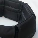 Anti Slip Polyester Fiber Pouch Weight Belt , Black Scuba Weight Belt With