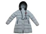 Ladies Long Puffa Coat Womens Long Padded Jacket With Fur Hood Lightweight