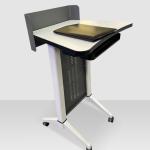 Eco-friendly Modern Design Mobile Classroom Lectern Stand for Church Speech
