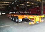 1310mm Wheel Skeletal Semi Trailer 40ft 4 Axle Semi Trailer