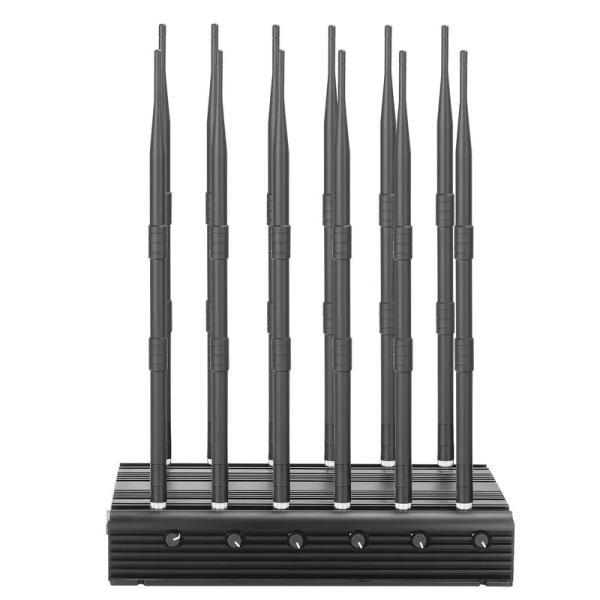 12 Bands Cell Phone Signal Blocker Adjustable Stationary 3G 4G 5G WiFi Remote