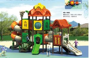 Wholesale 2017 Used Commercial Outdoor Playground School Joyful Toys Plastic Sets Nice CE Kids Outdoor Playhouse Slide from china suppliers