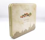 OEM Chocolate Cake Biscuit Metal Tin Box PMS Pantone Printing