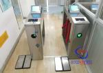 Indoor Pedestrian ESD Access Turnstile Gate IP54 SUS304 Material For Lab /