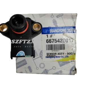 Wholesale Genuine New 6675420017 Booster Pressure Sensor for Ssangyong Rexton Kyron Acyton Stavic Rexton2 Rodius from china suppliers
