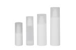 White PP Cream Airless Pump Bottle Transparent Lotion 15ml 30ml 60ml 80ml