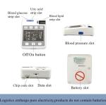 GULP-101 HDL Glucose Cholesterol Uric Acid Meter For Diabetes Management Uric
